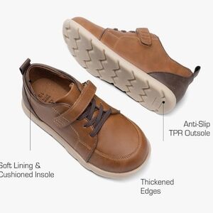 EUC Dream Pairs Brown Kids Shoes with Anti-Slip Sole